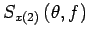 $\wv{x}\left(\theta,f\right)$