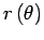 $r\left(\theta\right)$